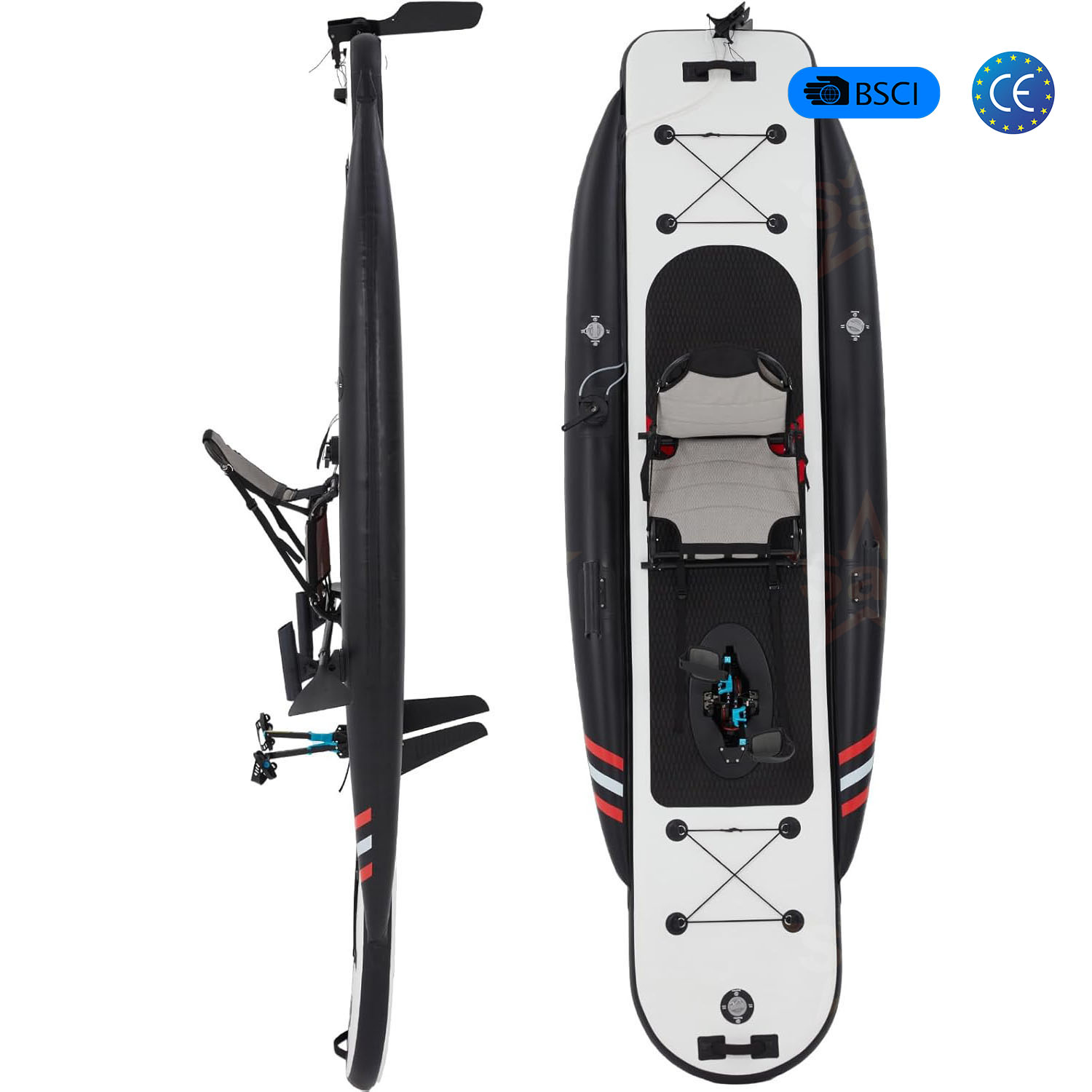 Fishing Kayak Pedal Drive - Yüksek Kaliteli Şişme Pedal Kayığı, Drop