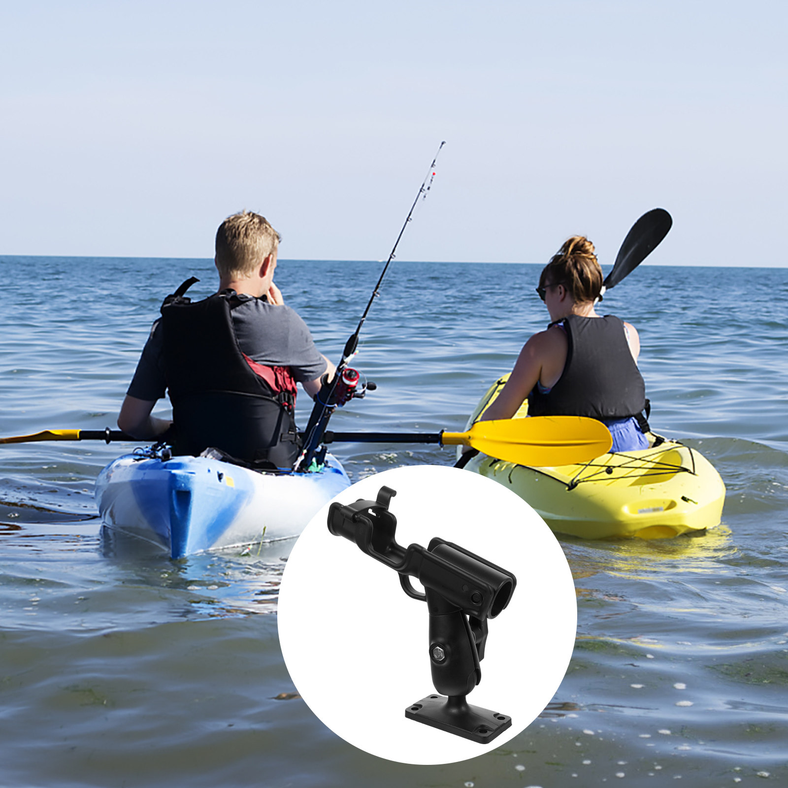 Fishing Kayak Rod Holder - Kano Olta Tutucu Küçük Boy Döner
