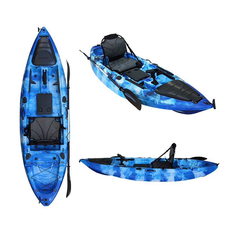 Fishing Kayak Inflatable - Tek Kişilik Balıkçılık Pedalı Kayık LLDPE