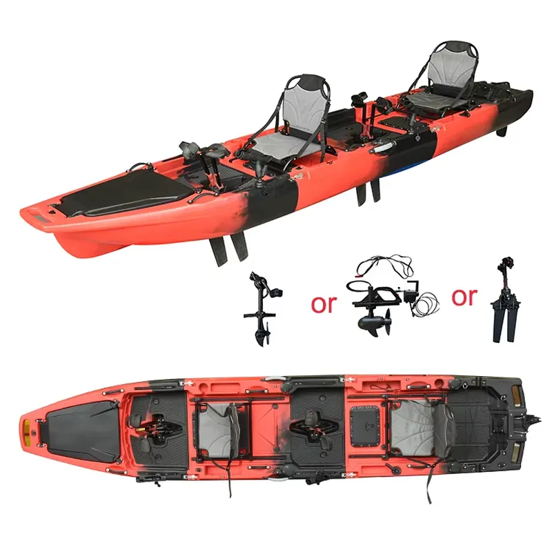Toptan 14 FT HDPE 3 Bölümlü Ta - Fishing Kayak Pedal Drive incelemesi ve fiyatı