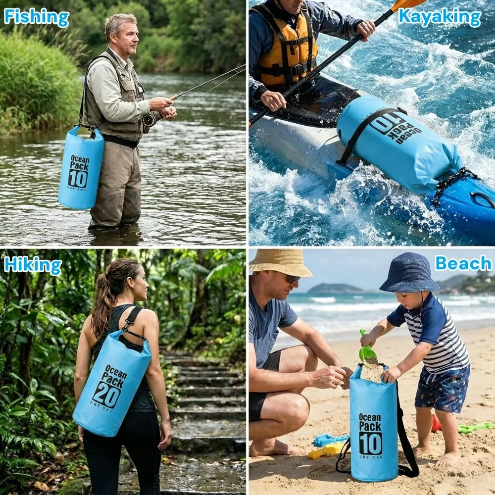 500D Su Geçirmez Kuru Çanta Yü - Fishing Kayak Storage Bag incelemesi ve fiyatı